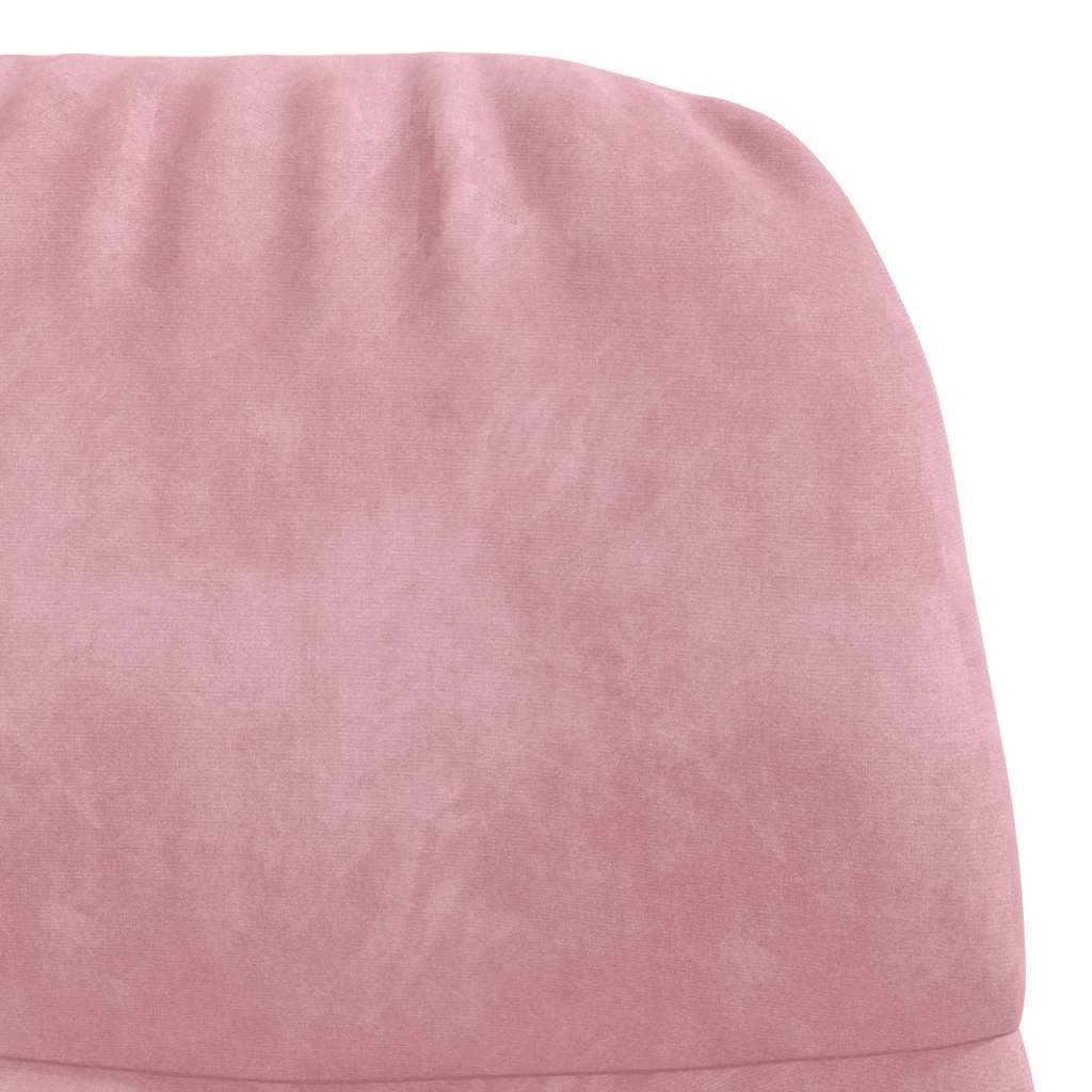 lænestol fløjl pink