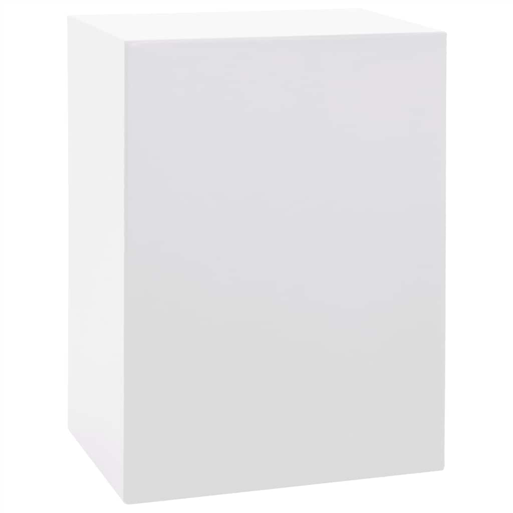 smykkeskrin 10-lags med urholdere hvid 29x20,5x40,5 cm