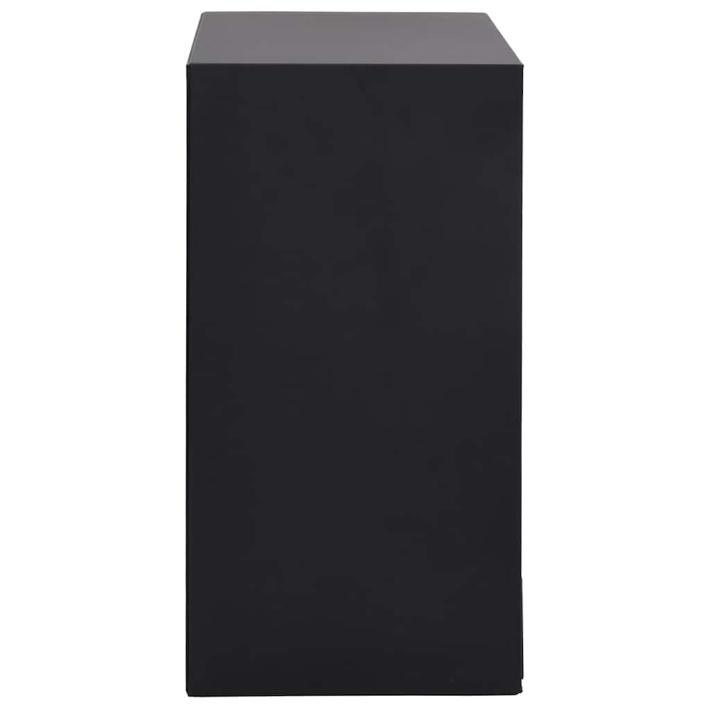 smykkeskrin 10-lags med urholdere sort 29x20,5x40,5 cm
