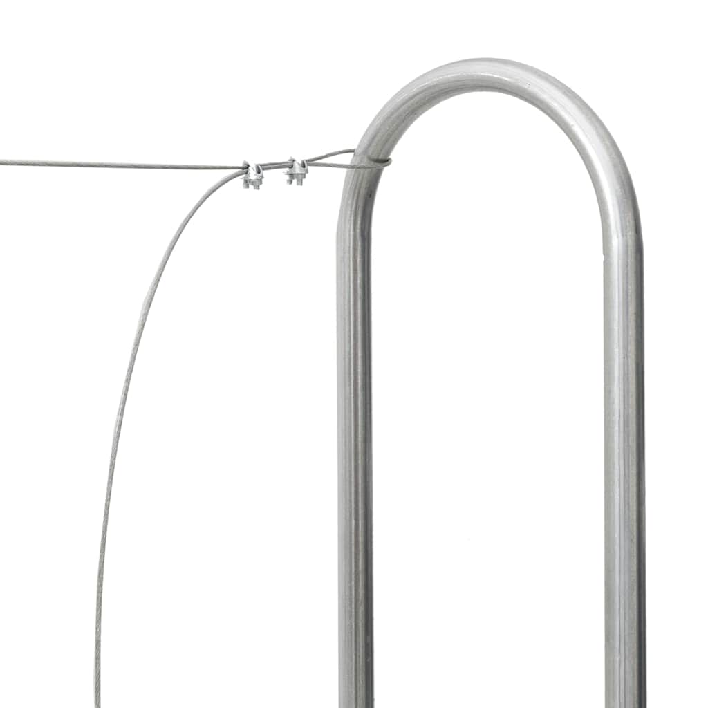 brændestativ 150x25x150 cm galvaniseret stål