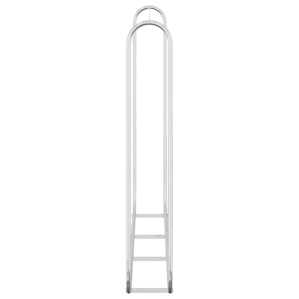 brændestativ 200x25x150 cm galvaniseret stål