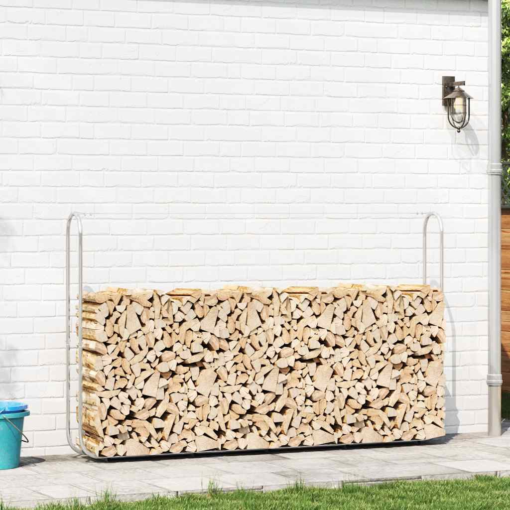 brændestativ 250x25x150 cm galvaniseret stål