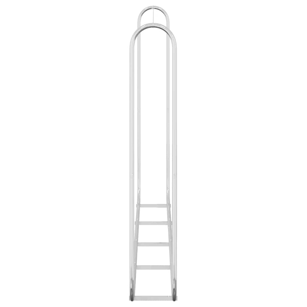brændestativ 250x25x150 cm galvaniseret stål