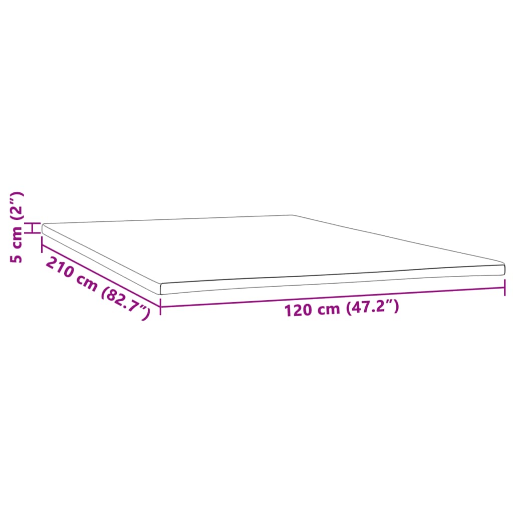 topmadras 120x210x5 cm