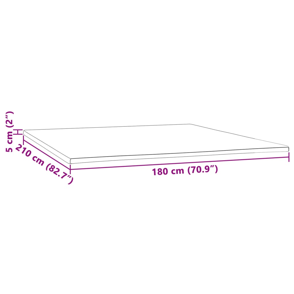 topmadras 180x210x5 cm