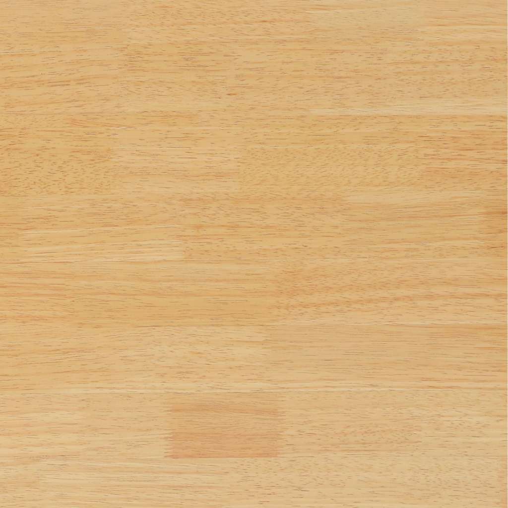 spisebordsstole 2 stk. massivt gummitræ naturfarvet