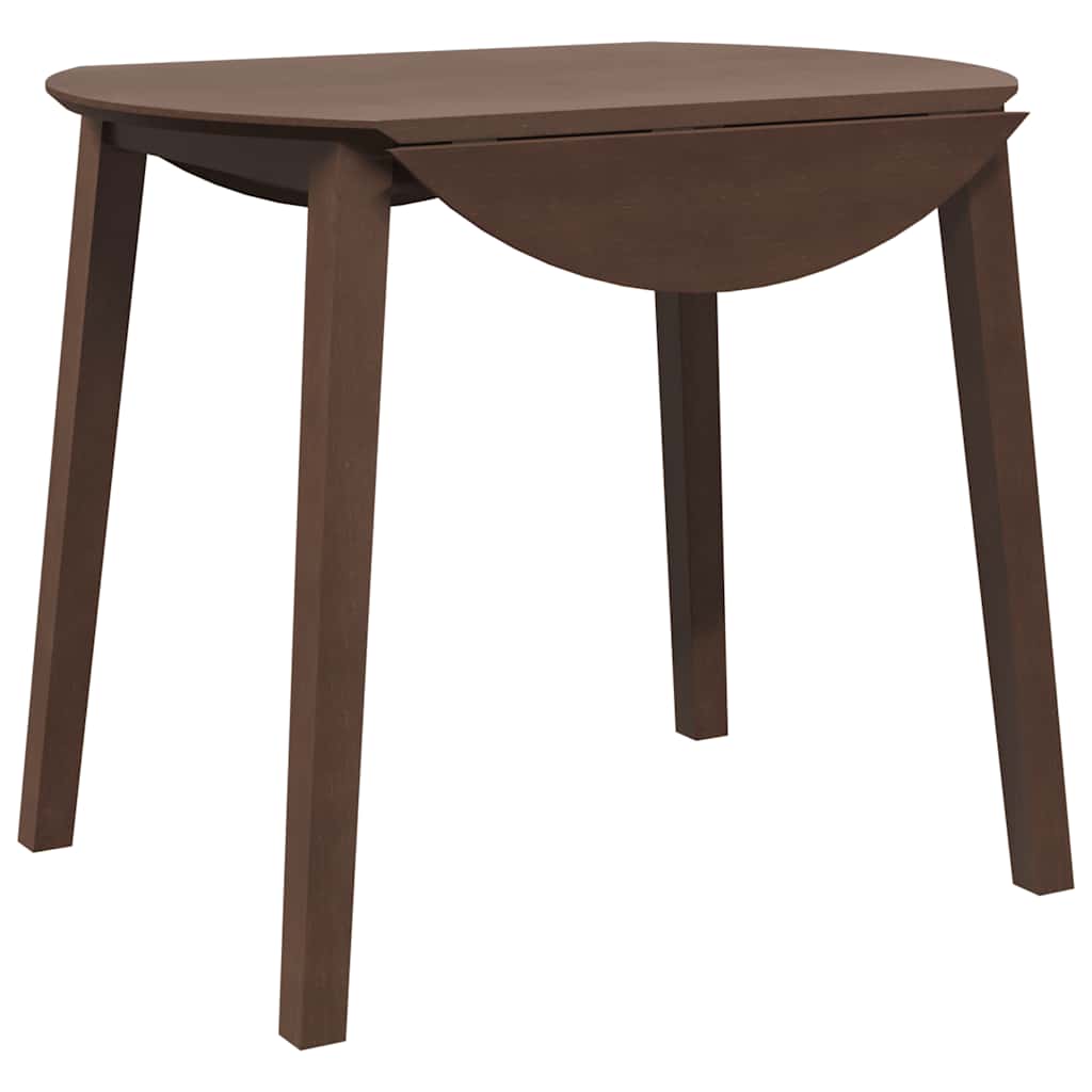 spisebord massivt gummitræ brun
