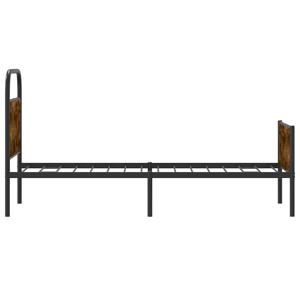 sengeramme 75x190 cm uden madras konstrueret træ sonoma-eg