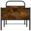 sengeramme 80x200 cm uden madras konstrueret træ sonoma-eg