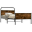 sengeramme 90x200 cm uden madras konstrueret træ sonoma-eg