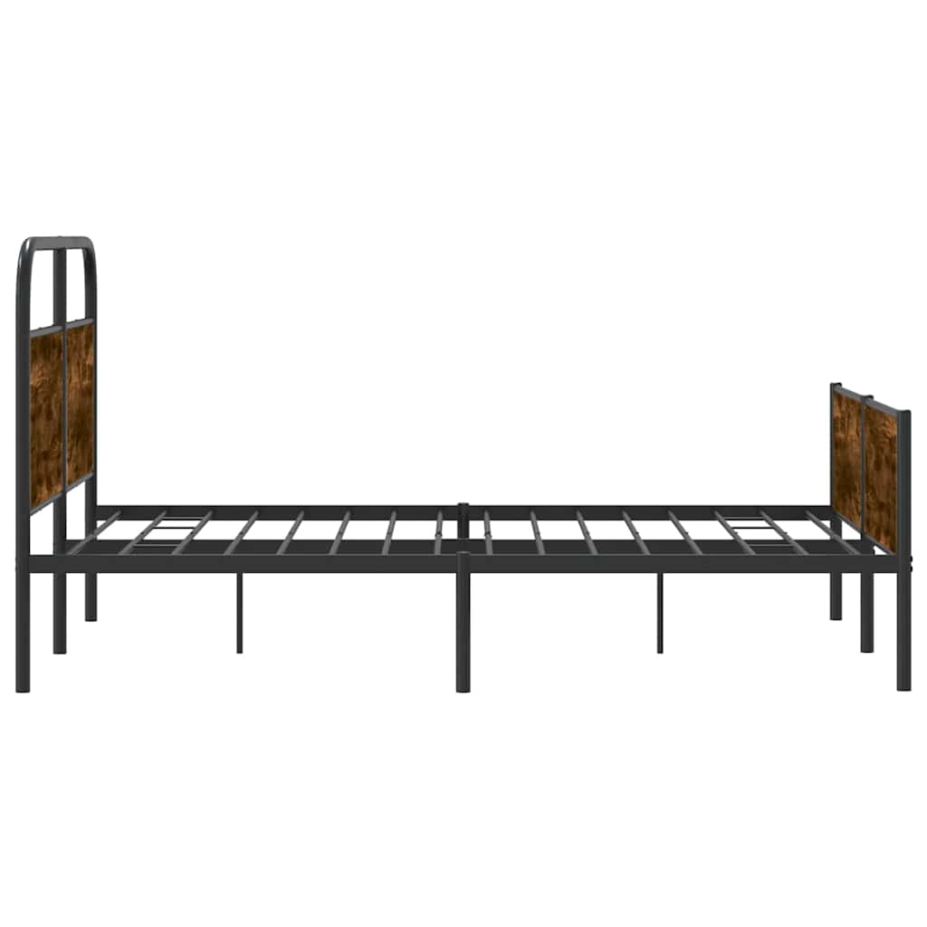 sengeramme 120x190 cm uden madras konstrueret træ sonoma-eg