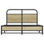 sengeramme 120x190 cm uden madras konstrueret træ sonoma-eg