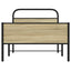 sengeramme 90x190 cm uden madras konstrueret træ sonoma-eg