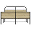 sengeramme 120x190 cm uden madras konstrueret træ sonoma-eg