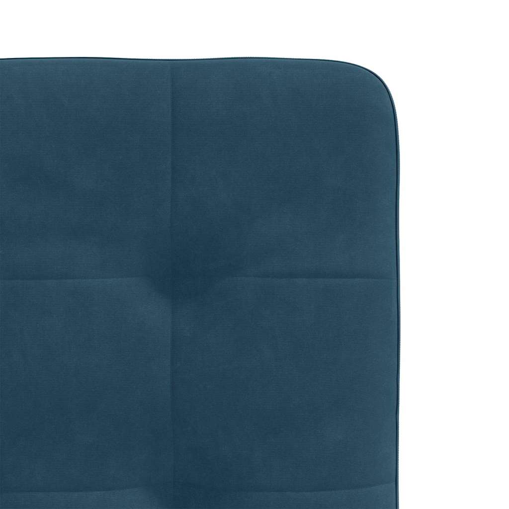 spisebordsstole 4 stk. velour blå