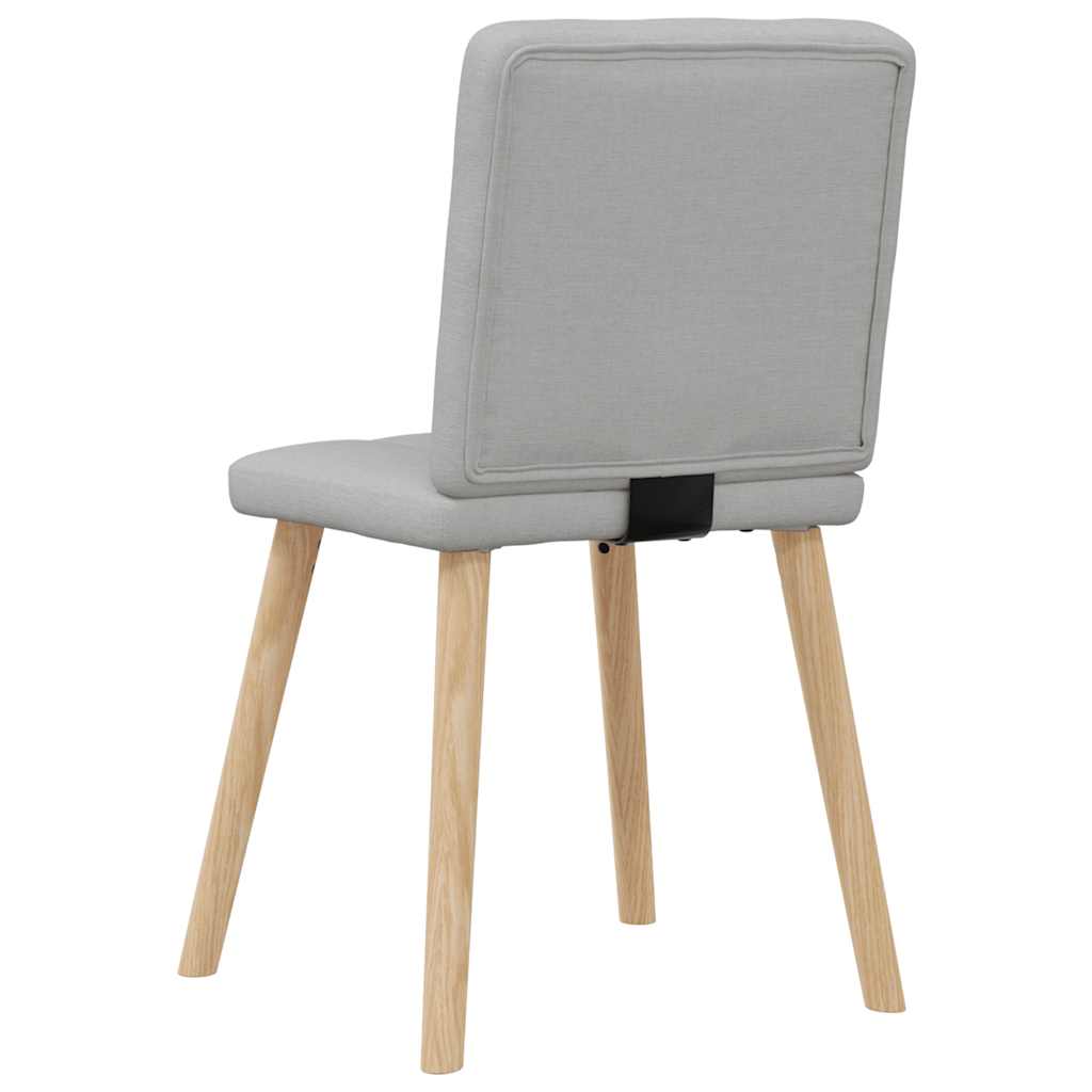 spisebordsstole 4 stk. stof sky grå