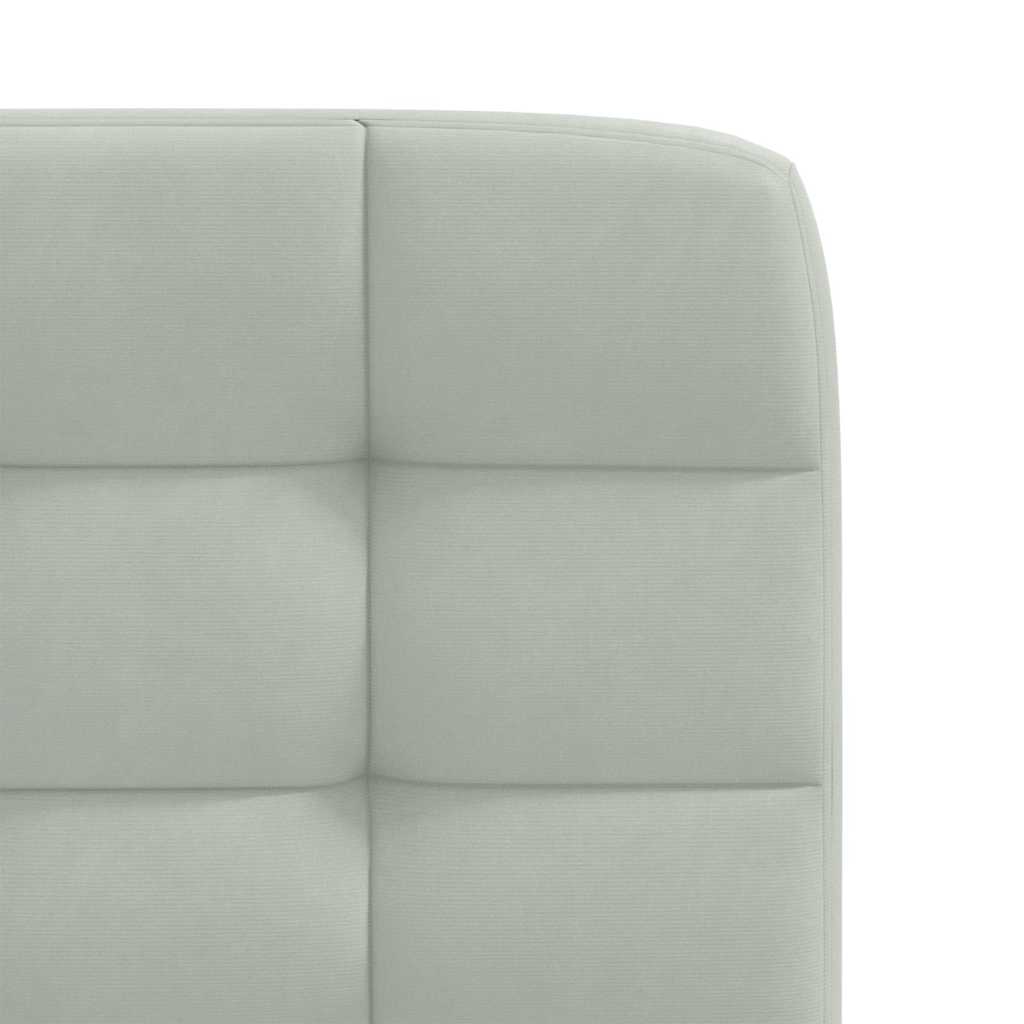 spisebordsstole 4 stk. velour lysegrå