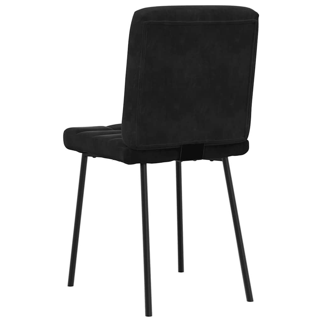 spisebordsstole 4 stk. velour sort