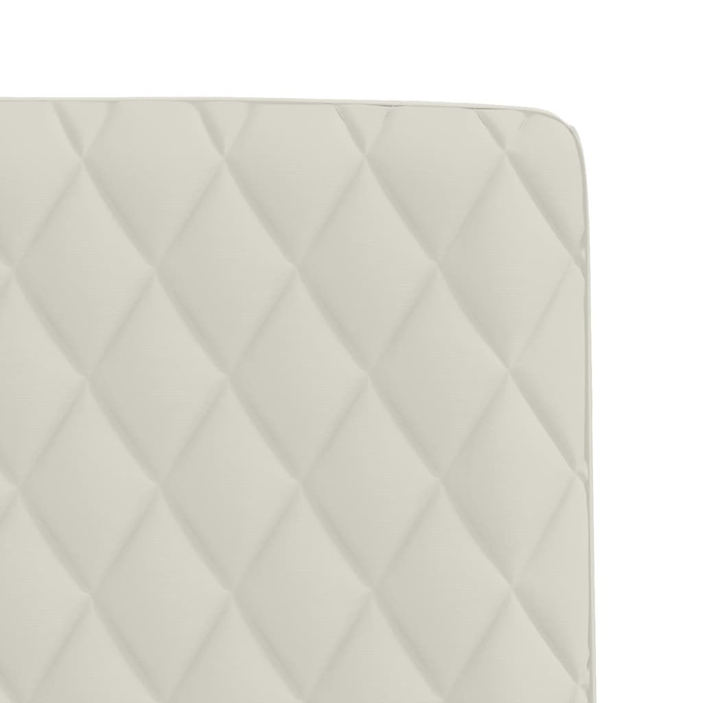 spisebordsstole 4 stk. velour cremefarvet