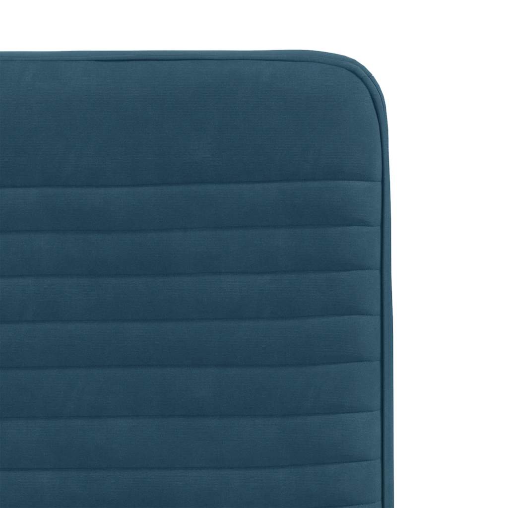 spisebordsstole 4 stk. velour blå