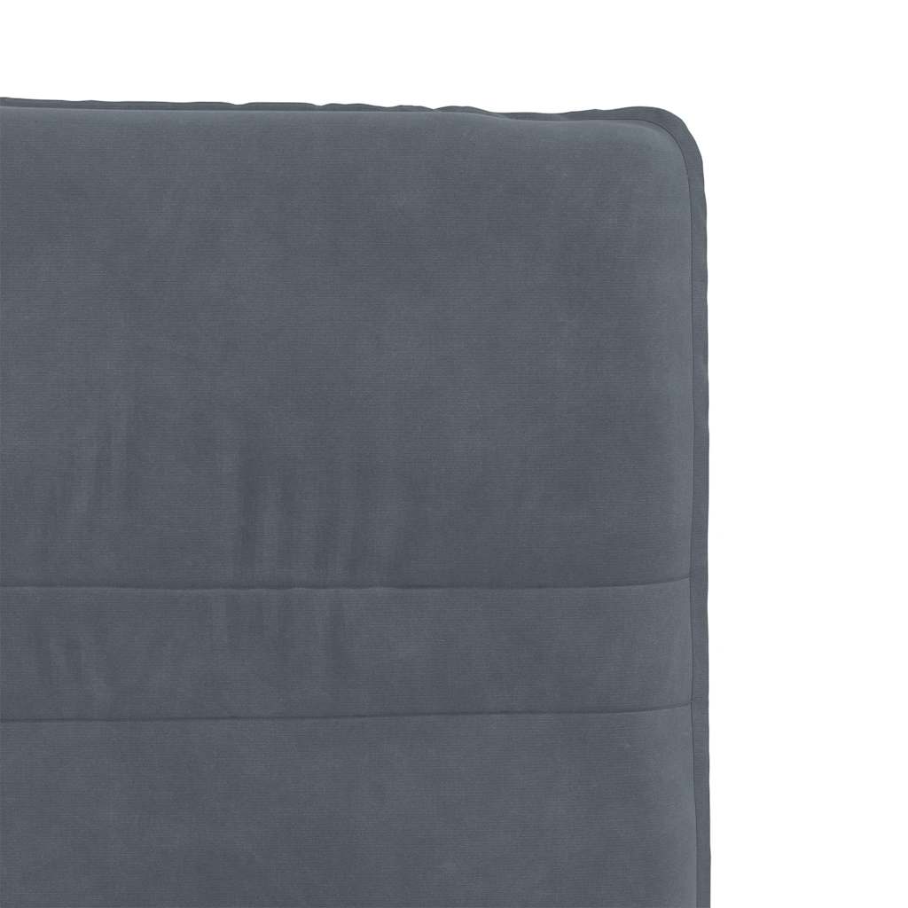 spisebordsstole 4 stk. velour mørkegrå