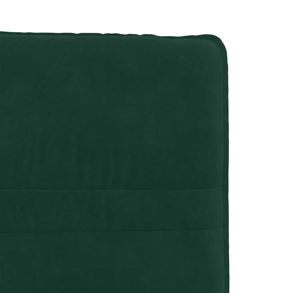 spisebordsstole 4 stk. velour mørkegrøn