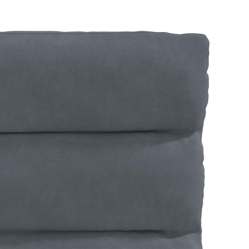spisebordsstole 4 stk. velour mørkegrå