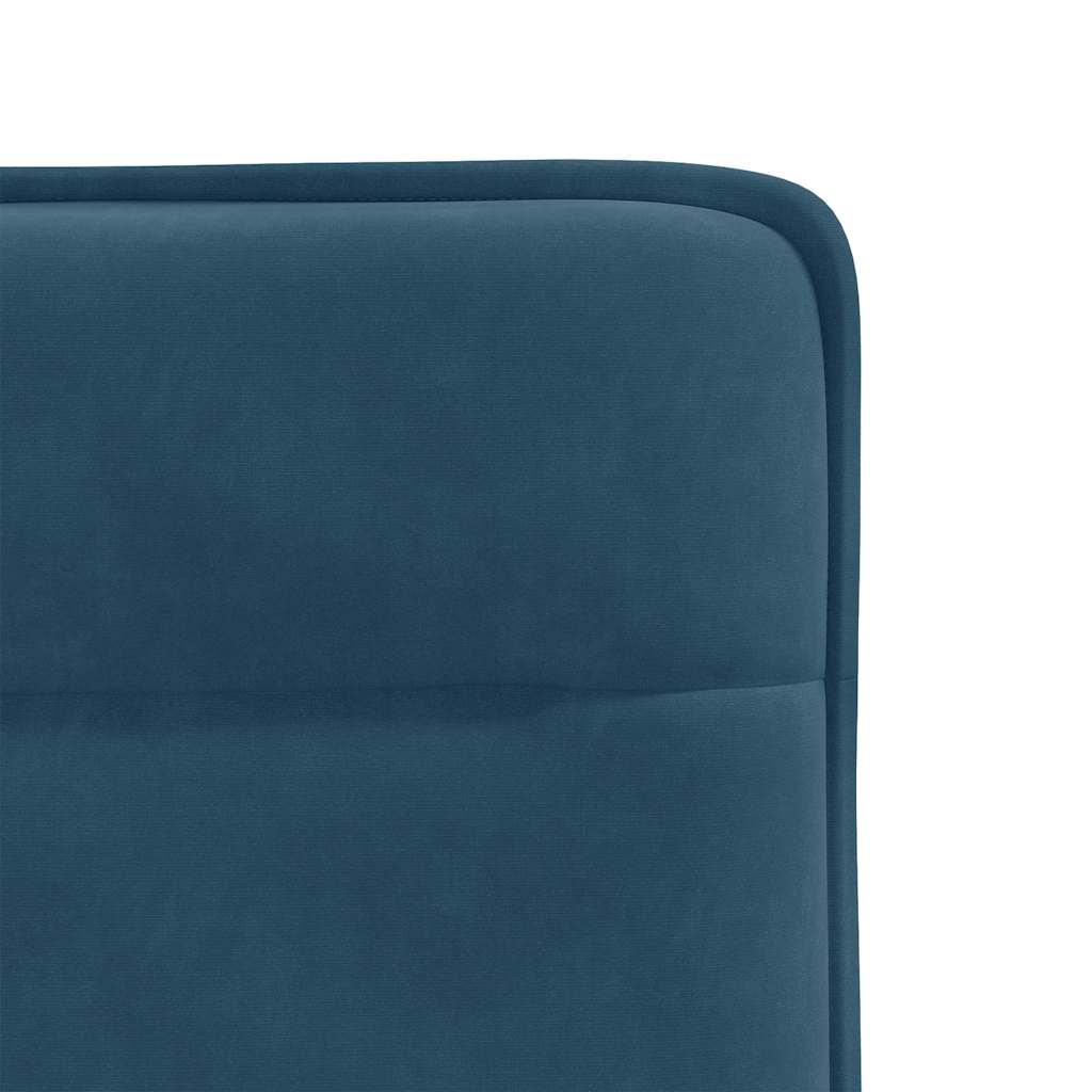 spisebordsstole 6 stk. velour blå