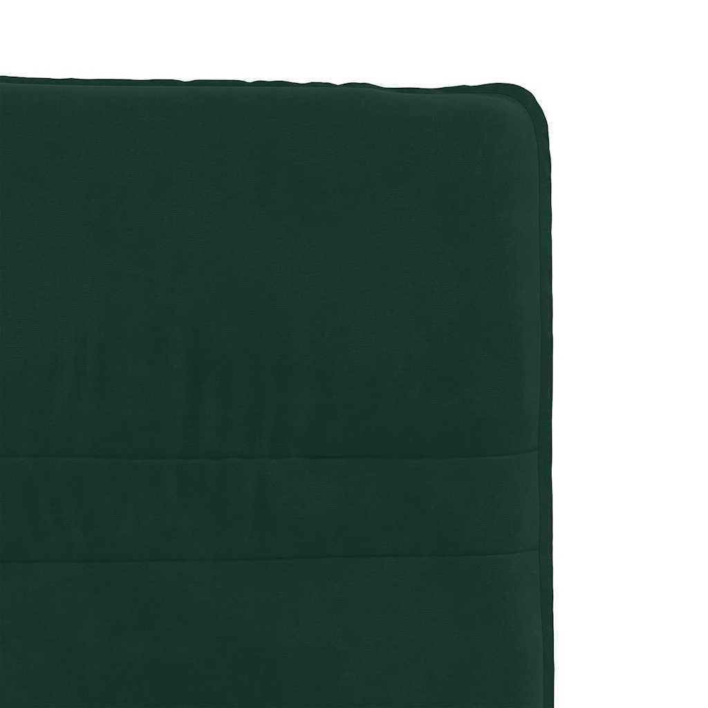 spisebordsstole 6 stk. velour mørkegrøn