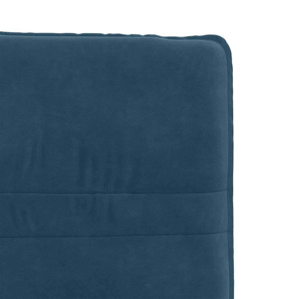 spisebordsstole 6 stk. velour blå