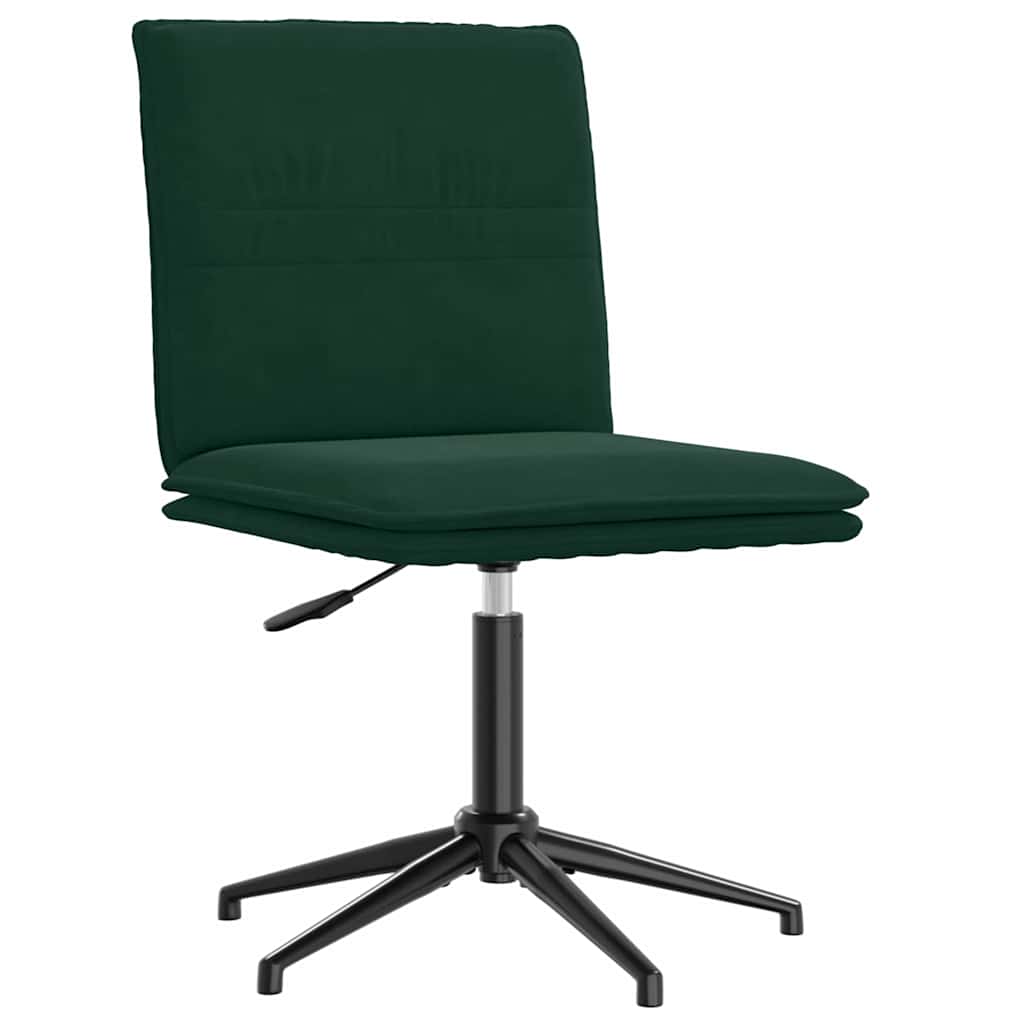 spisebordsstole 4 stk. velour mørkegrøn