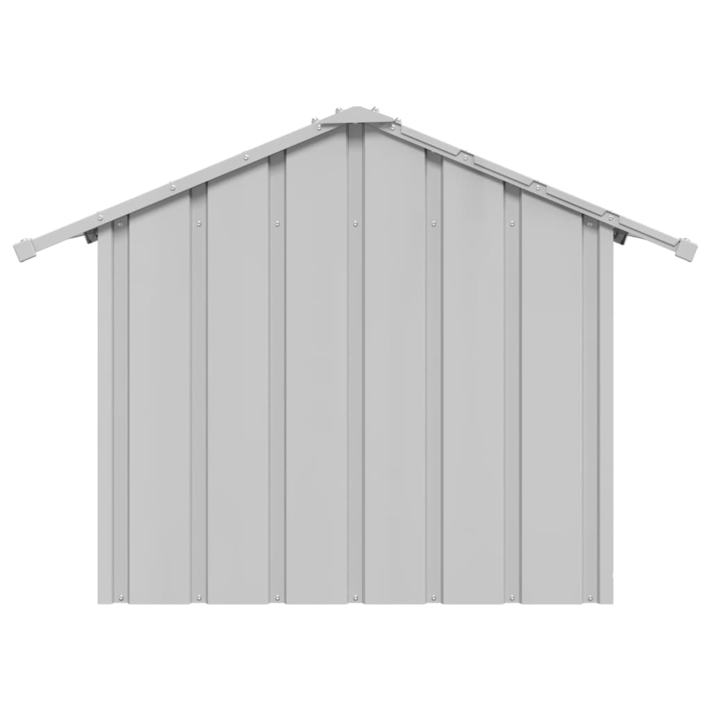 hundehus med tag 85x107x81 cm galvaniseret stål
