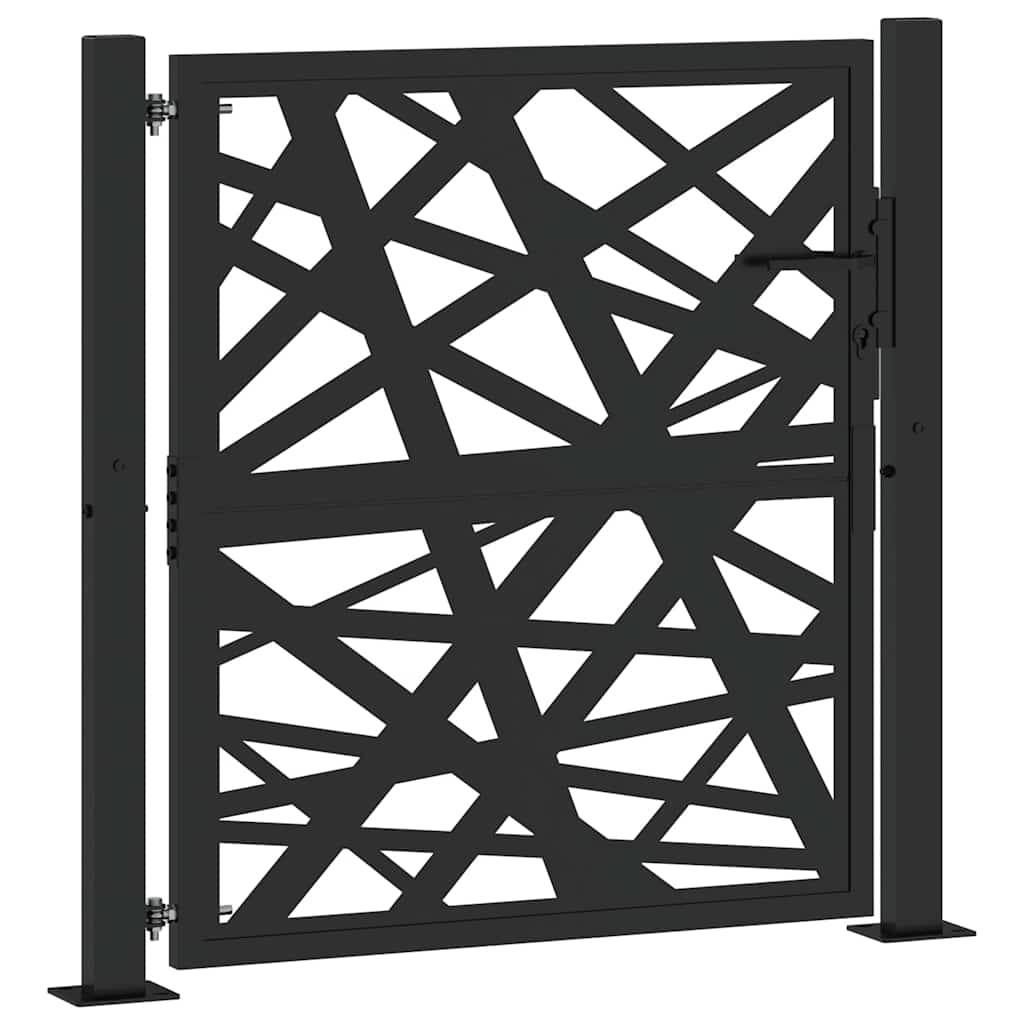havelåge sort 100x100 cm stållampedesign