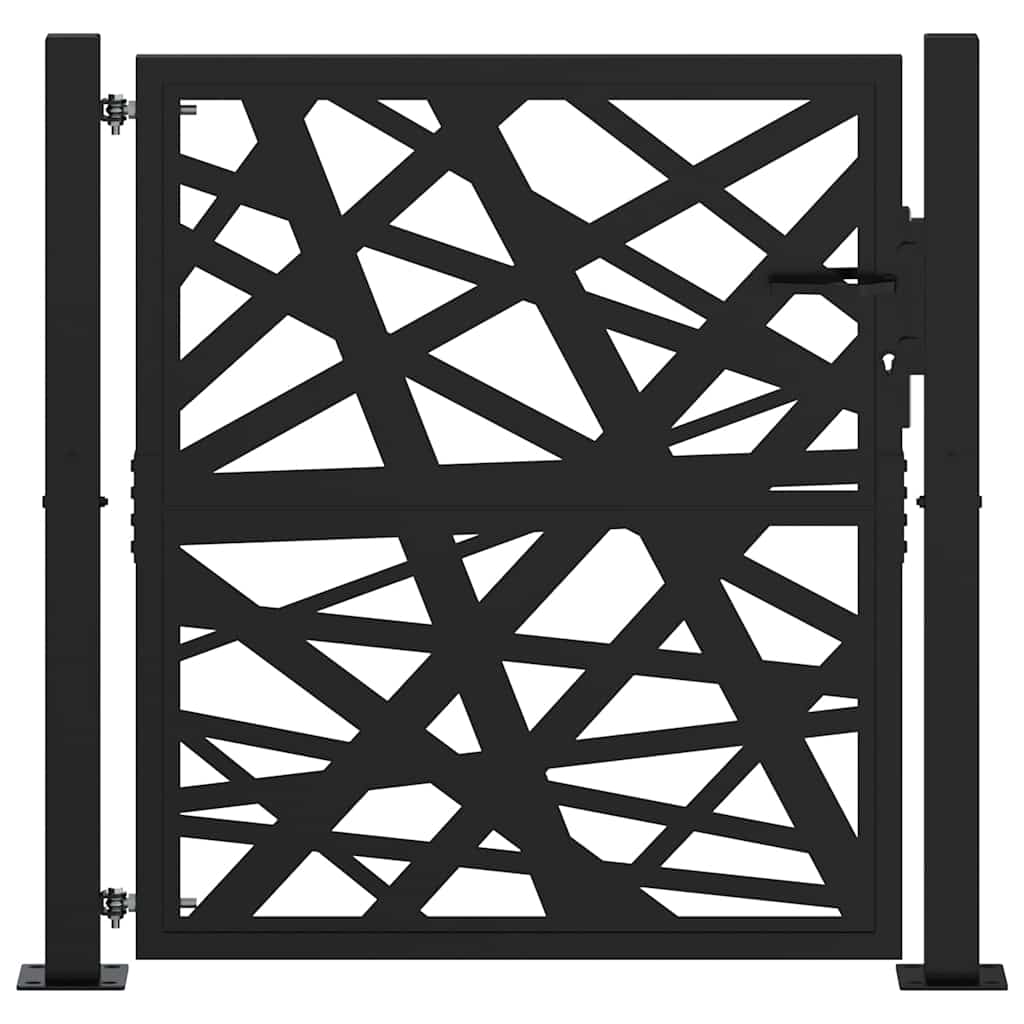 havelåge sort 100x100 cm stållampedesign
