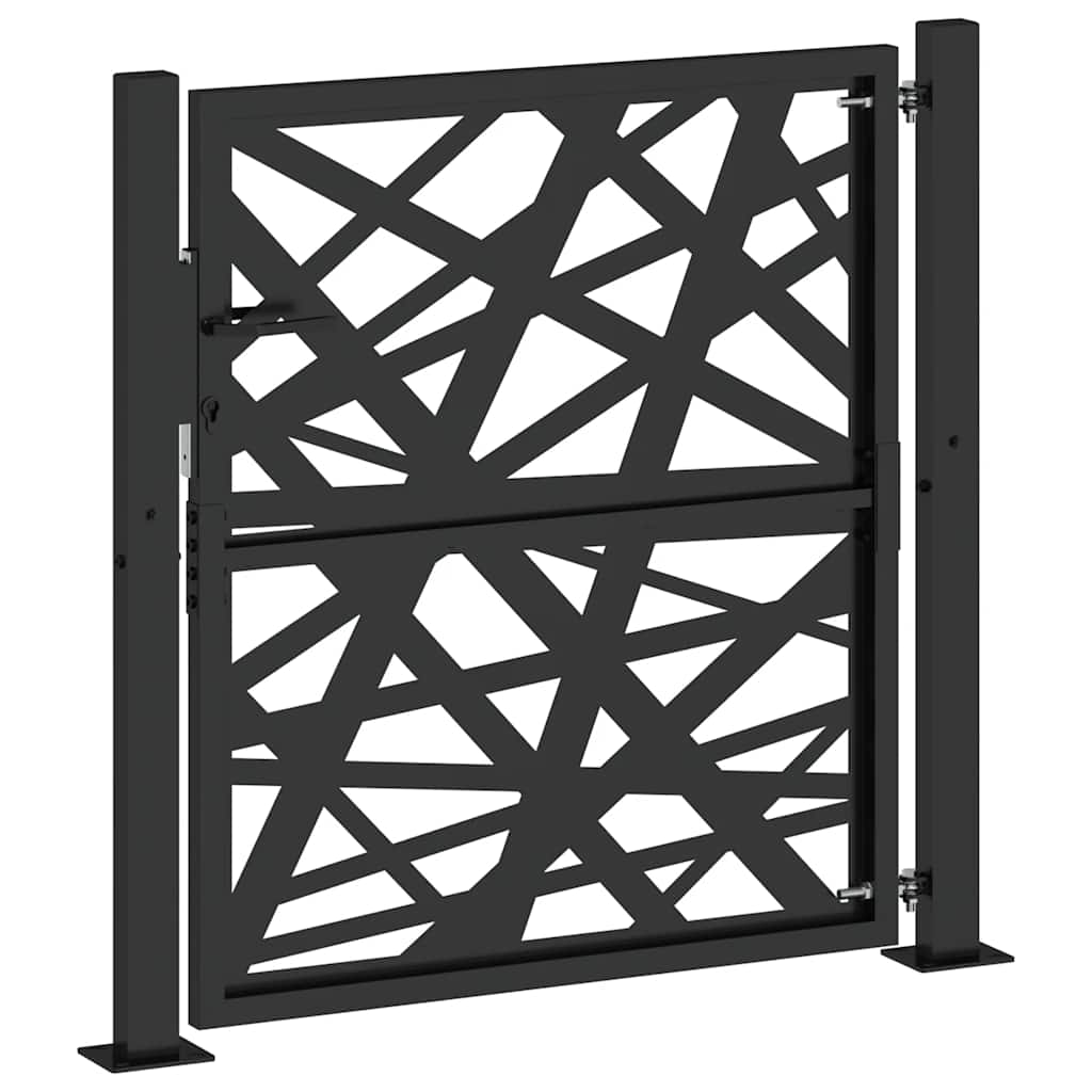 havelåge sort 100x100 cm stållampedesign