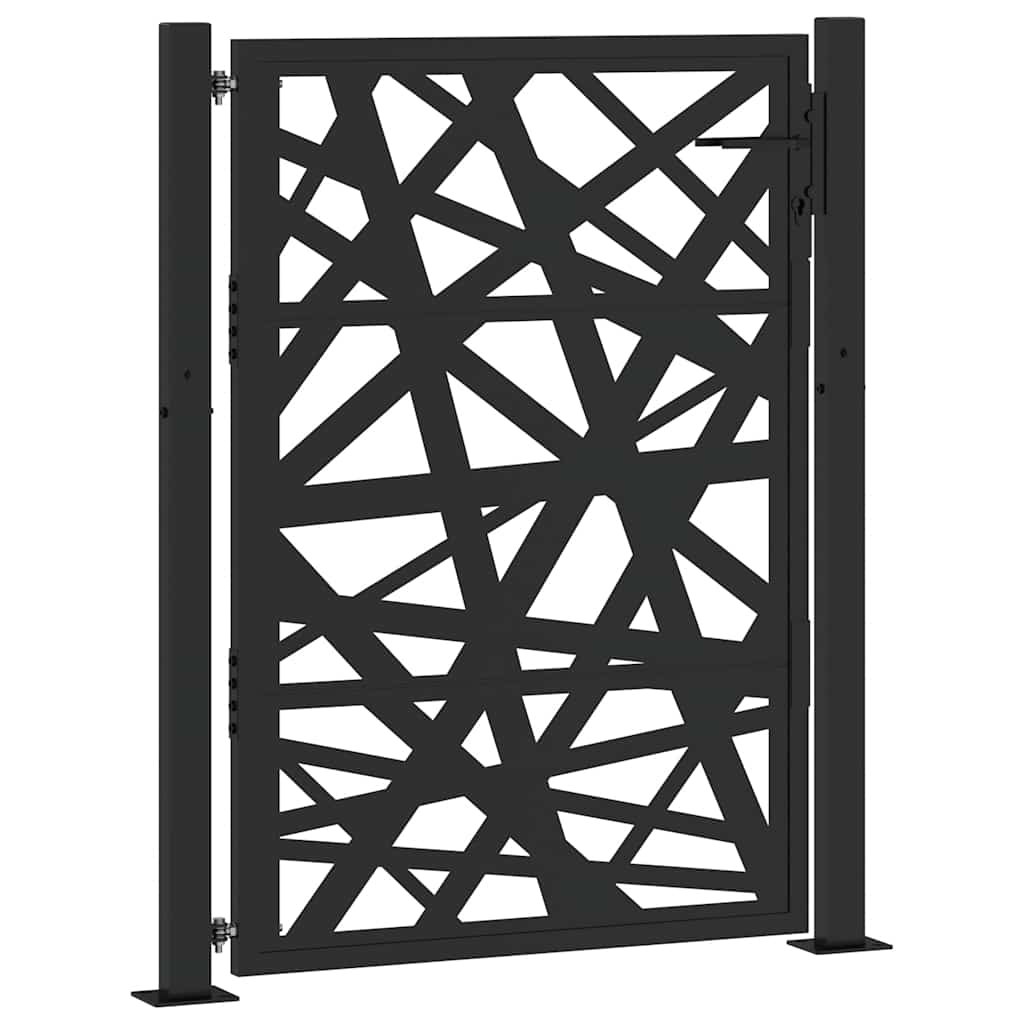 havelåge sort 100x125 cm stållampedesign