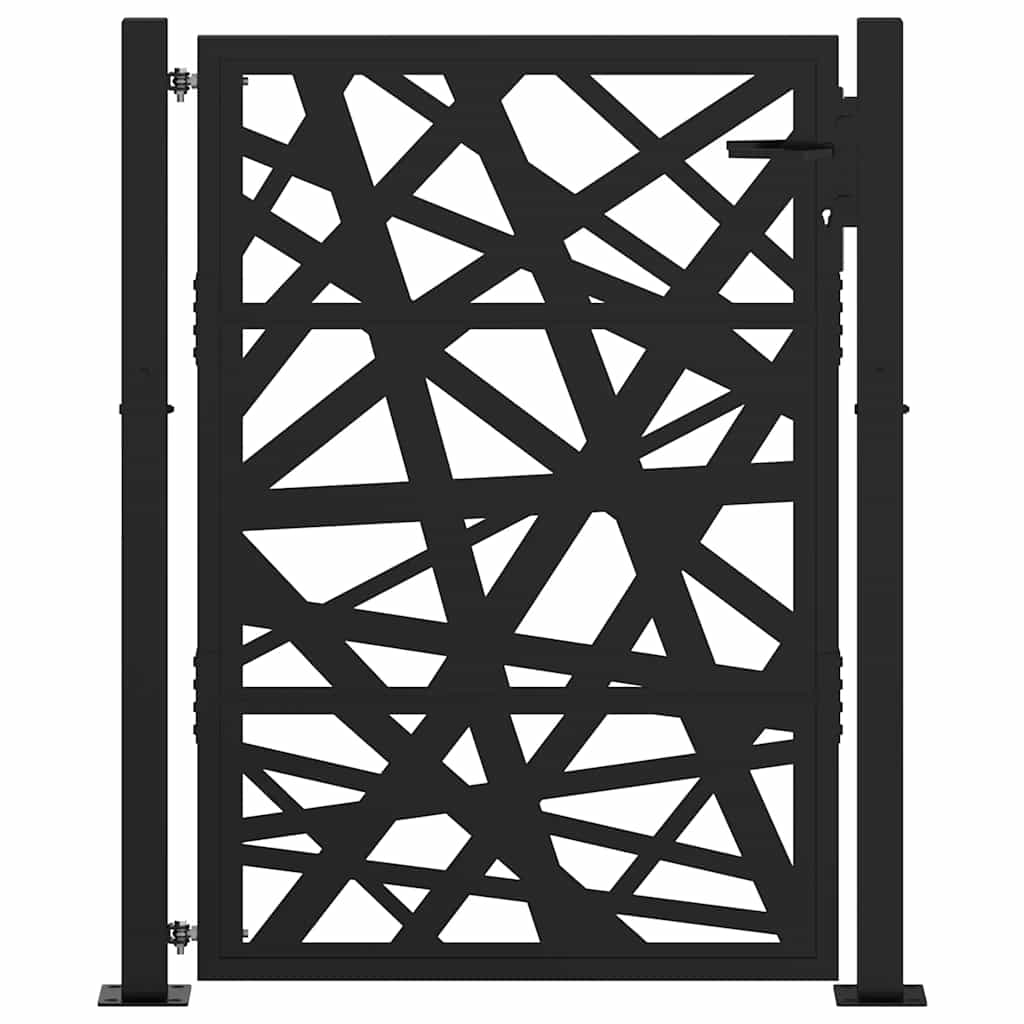 havelåge sort 100x125 cm stållampedesign