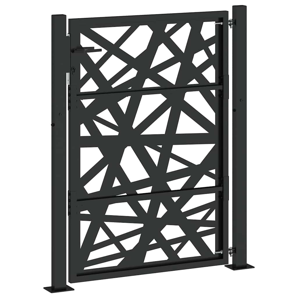 havelåge sort 100x125 cm stållampedesign