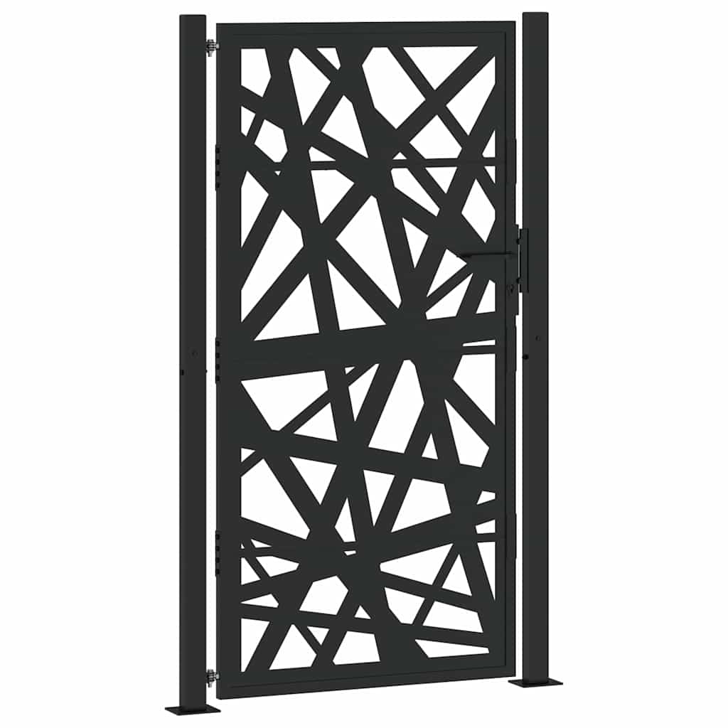 havelåge sort 100x175 cm stållampedesign