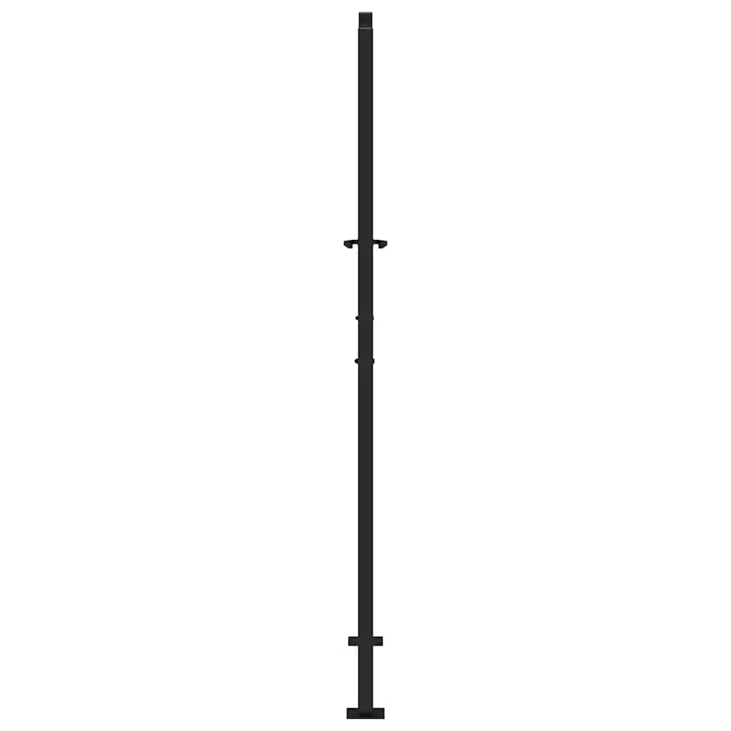 havelåge sort 100x175 cm stållampedesign