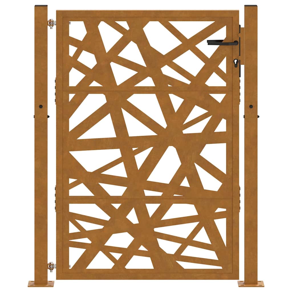 havelåge 100x125 cm vejrbestandigt stål med lysdesign