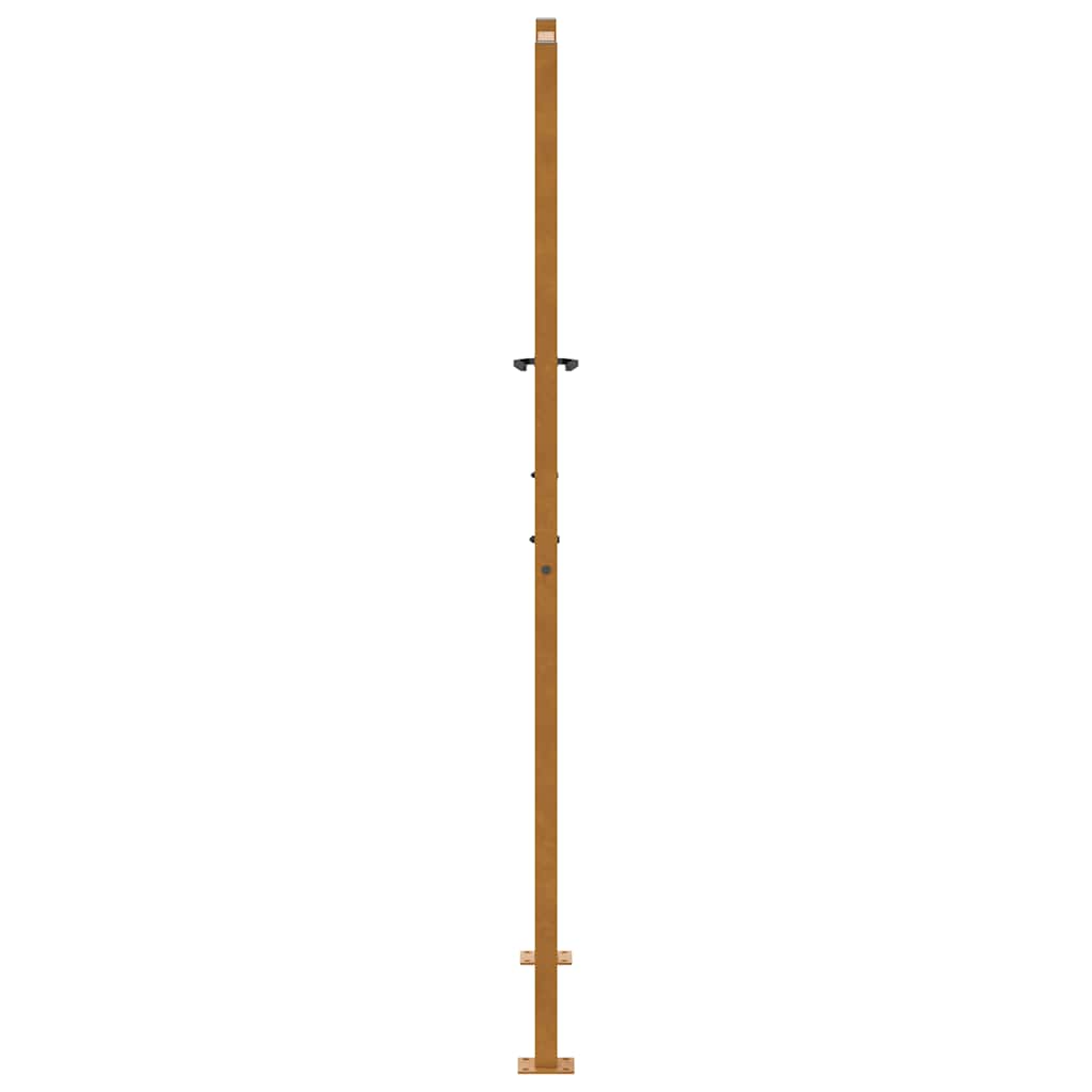 havelåge 100x175 cm vejrbestandigt stål med lysdesign