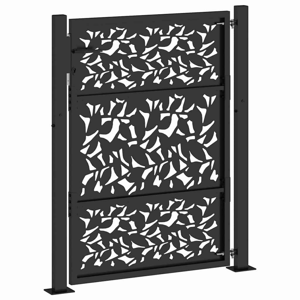 havelåge sort 100x125 cm stålbladdesign