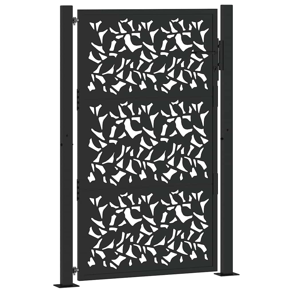 havelåge sort 100x150 cm stålbladdesign
