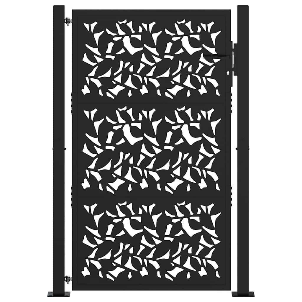 havelåge sort 100x150 cm stålbladdesign