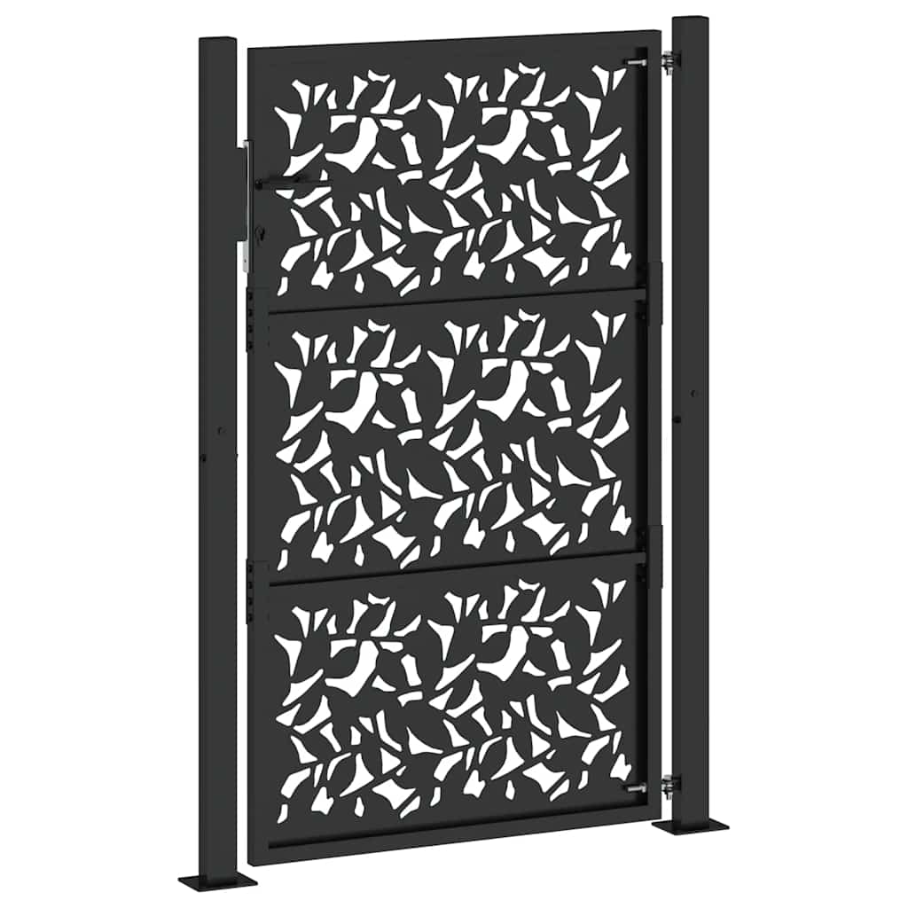 havelåge sort 100x150 cm stålbladdesign