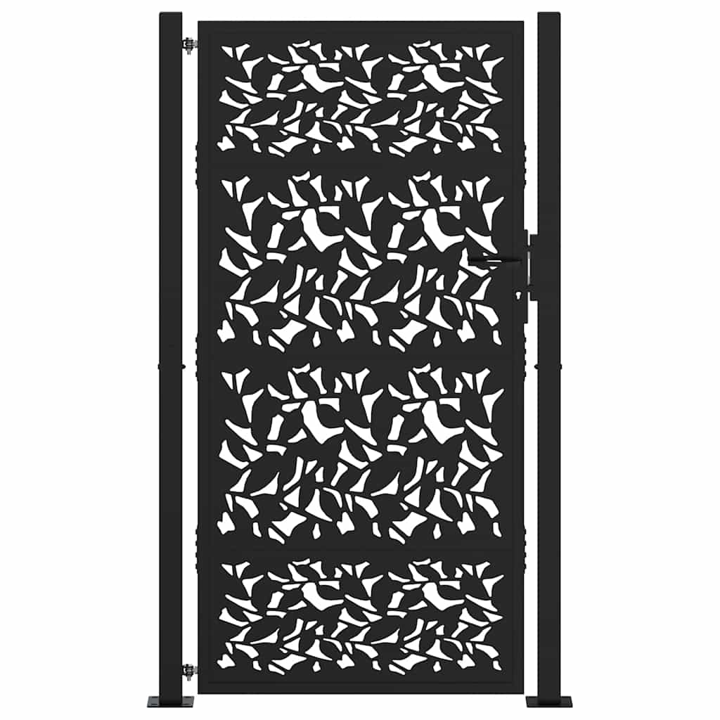 havelåge sort 100x175 cm stålbladdesign