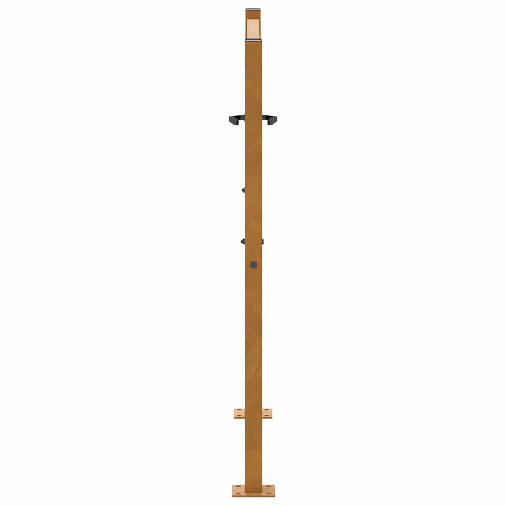 havelåge 100x100 cm vejrbestandigt stålbladdesign