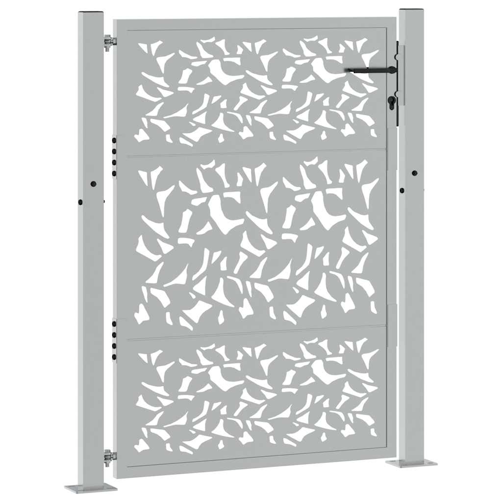 havelåge 100x125 cm vejrbestandigt stålbladdesign