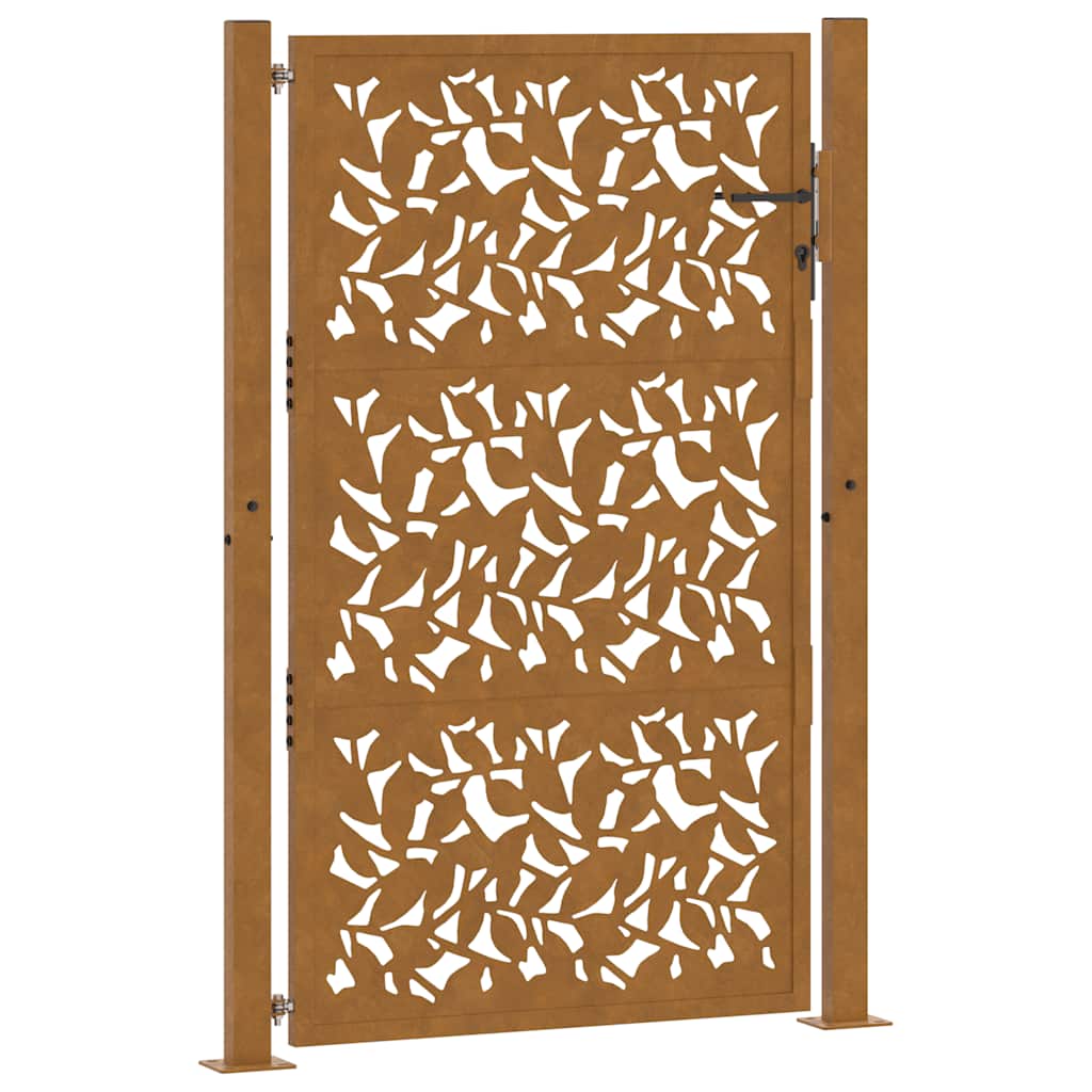 havelåge 100x150 cm vejrbestandigt stålbladdesign